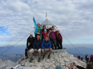 Pogumnih 7, ki smo prišli na vrh iz Ljubljane peš.
